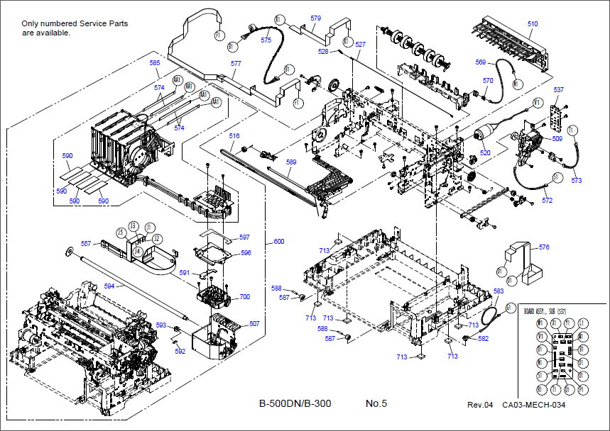 Epson B300 Parts Manual-3